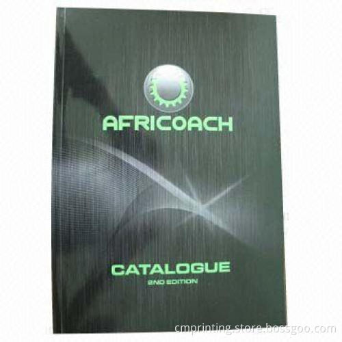 Softcover book printing, full-color, 80gsm paper, embossed on front cover